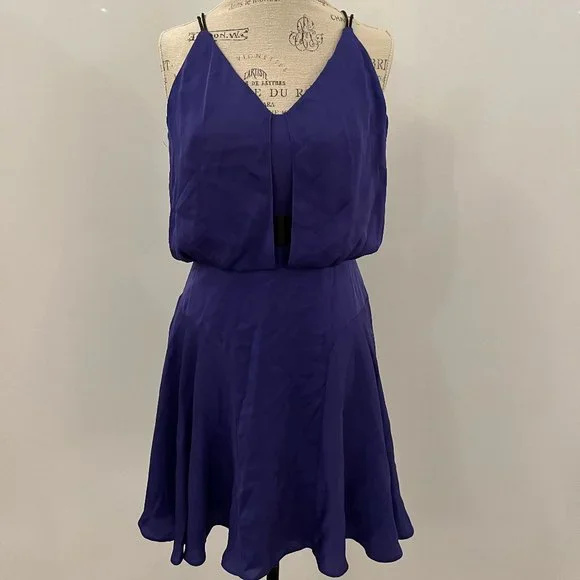 milly purple dress Milly Halter Neck Maxi Dress
